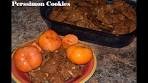 Cinnamon Chocolate Chunk Almond Persimmon Cookies