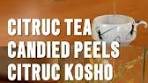 Citrus Tea Use your favorite citrus peels (orange, lime ...