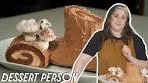 Claire Saffitz Makes Chocolate Yule Log Cake (Bûche De ...