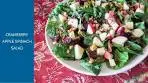 Cranberry Apple Spinach Salad - Quick, Delicious and Healthy