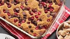 Cranberry Chocolate Chip Snack Cake