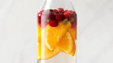 Cranberry, Orange and Cardamom Infused Water