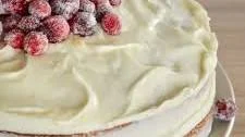Cranberry Orange Cake with Cream Cheese Frosting