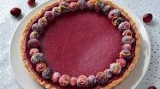 Cranberry-Orange Curd Tart