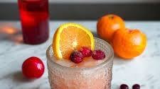 Cranberry Orange Fizz Cocktail