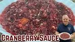 Cranberry Sauce - A Traditional Holiday Dish!