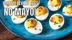Creamy Deviled Eggs with Greek Yogurt + Easy Peel Hack!
