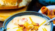 Creamy Potato Soup with Shrimp