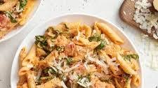 Creamy Tomato and Spinach Pasta