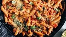 Creamy Tomato Spinach Pasta
