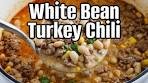 Creamy White Bean Turkey Chili | High-Protein