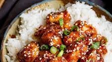 Crispy Sesame Chicken with a Sticky Asian Sauce