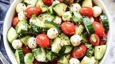 Cucumber Caprese Salad