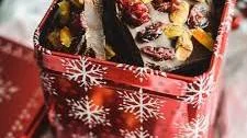 Dark Chocolate Bark with Candied Orange Peel