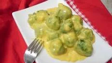 Delicious Creamy Cheesy Brussels Sprouts