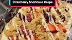 Delicious Strawberry Shortcake Crepe Summer Special