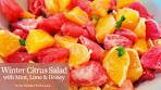 Delicious Winter Citrus Salad with Oranges, Grapefruit, Mint ...