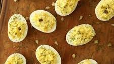 Dill Pickle Deviled Eggs