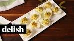 Dill Pickle Deviled Eggs | Delish