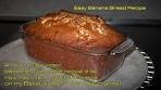 Easy Banana Bread With Walnuts Recipe