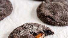 Easy Caramel-Stuffed Chocolate Cookies