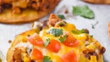 Easy Chicken Tostadas