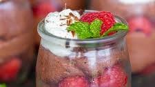 Easy Chocolate Mousse Recipe With Raspberries