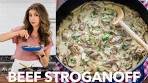 Easy Classic Beef Stroganoff Recipe - Natasha's Kitchen