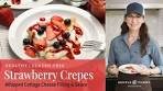 EASY Cottage Cheese Filled Crepes with Berry Sauce Recipe