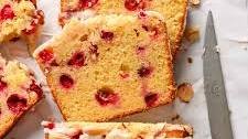 Easy Cranberry Bread with Almond Streusel