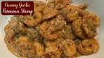 EASY CREAMY GARLIC PARMESAN SHRIMP RECIPE