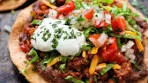 EASY GROUND BEEF TOSTADAS! . A savory satisfying meal ...