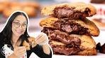Easy Nutella Stuffed Chocolate Chip Cookies