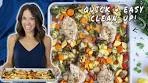 Easy One-Pan Chicken & Veggies Dinner Recipe