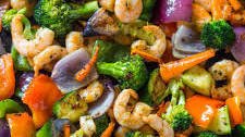 Easy One Pan Roasted Shrimp and Veggies