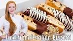 EASY Traditional Italian Biscotti Recipe - Coated in Chocolate!!
