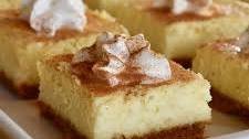 Eggnog Cheesecake Bars