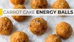 ENERGY BALLS RECIPE | carrot cake protein bites