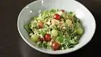 Farro Salad with Red Grapes, Pistachios, Feta Cheese, and ...