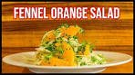 Fennel and Orange Salad | Fennel salad recipe