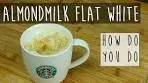 Flat White with Almond Milk and Honey