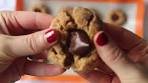 Flourless Pumpkin Spice Peanut Butter Blossom Cookies