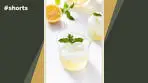 Fresh garden mint iced tea #shorts