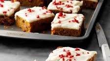 Frosted Pumpkin Cranberry Bars