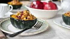 Fruit and Nut Stuffed Acorn Squash