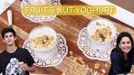 Fruits & Nuts Yogurt | Yoghurt with Fruit Mix | Breakfast for ...