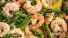 Garlic Butter Shrimp and Asparagus