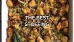 Garlic Herb Stuffing Recipe | Easy Homemade Thanksgiving ...
