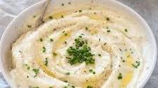 Garlic Mashed Cauliflower Recipe