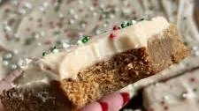 Gingerbread Cookie Bars